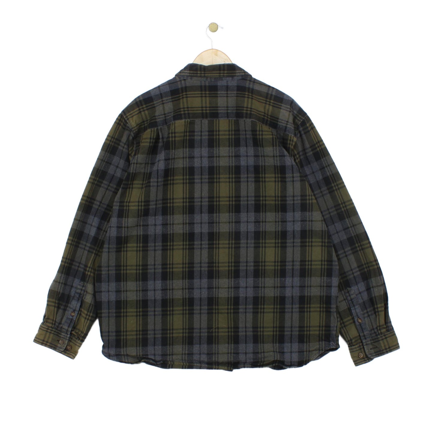 Mens Plaid Shirt Slim Fit Long Sleeve