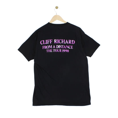 Mens Cliff Richard 1990 T Shirt Single Stitch