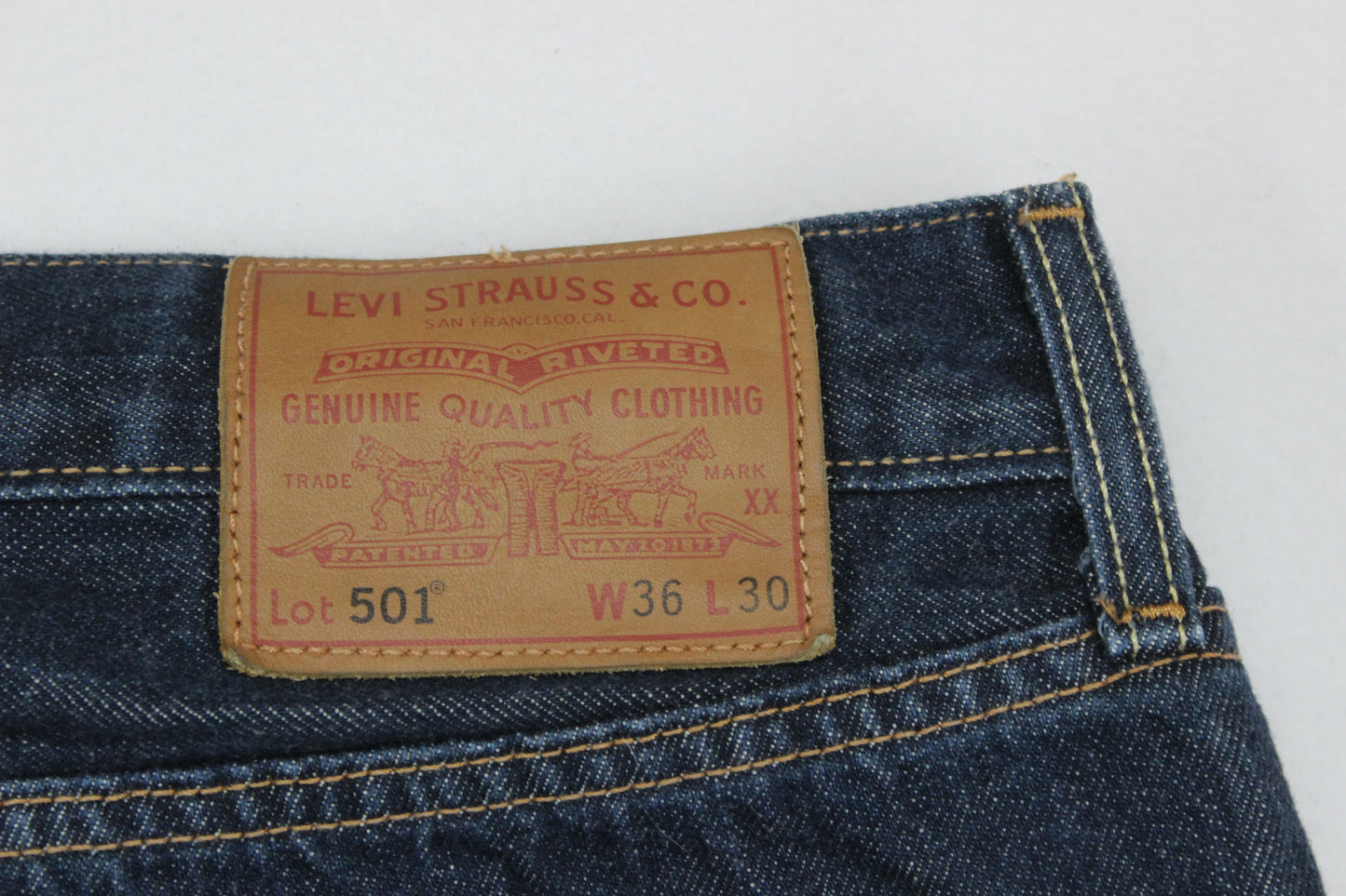 Mens 501 Jeans Classic Fit 100% Cotton Denim