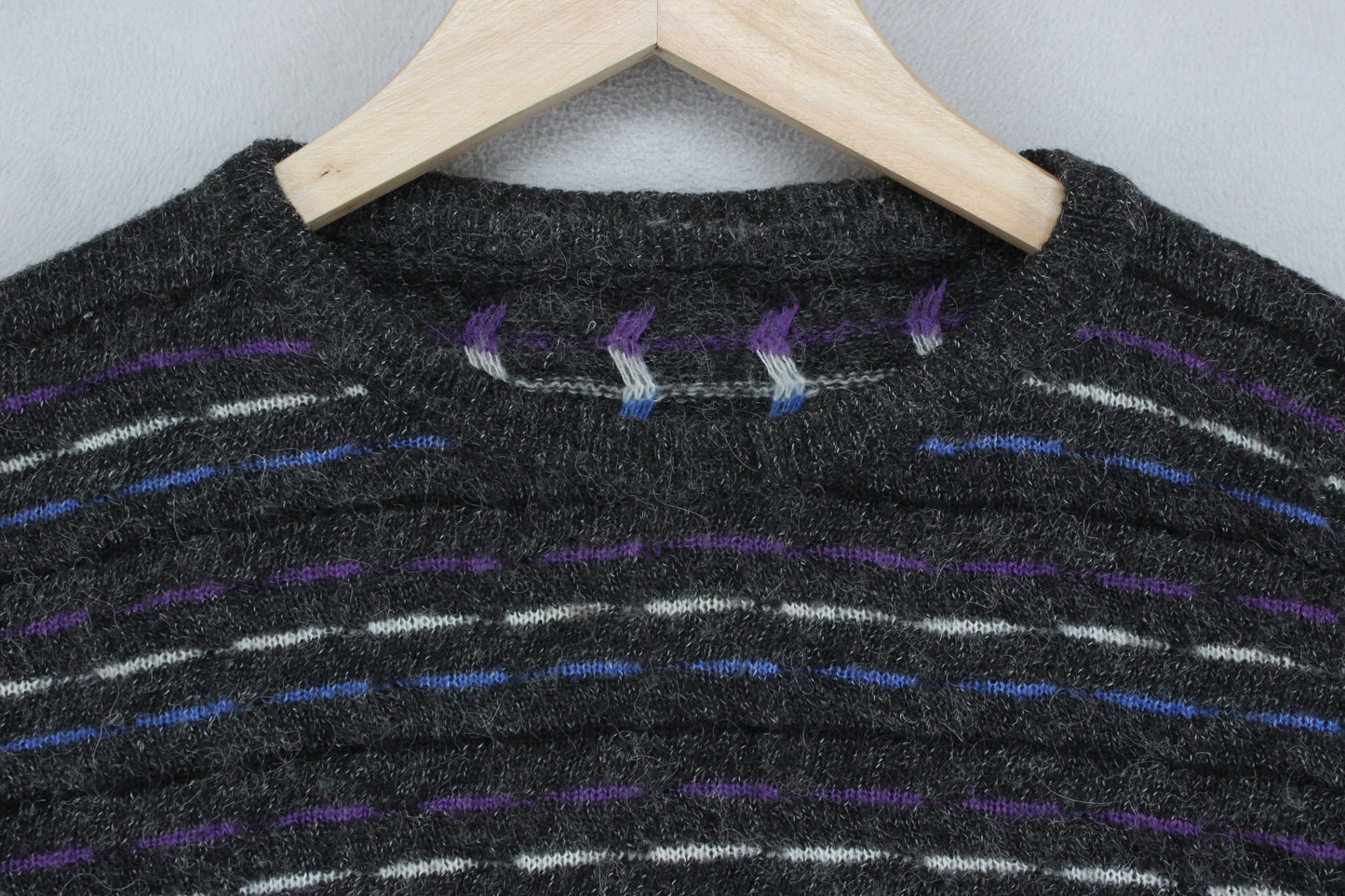 Womens Wool Jumper Striped Knit
