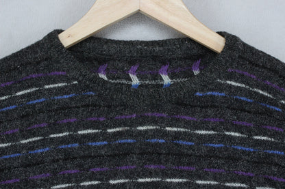 Womens Wool Jumper Striped Knit