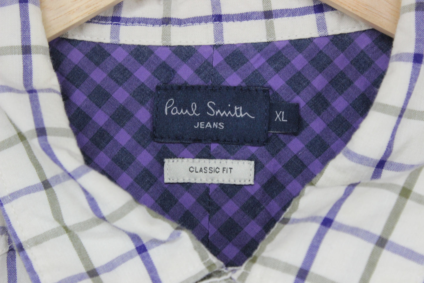Mens Check Shirt Long Sleeve Classic