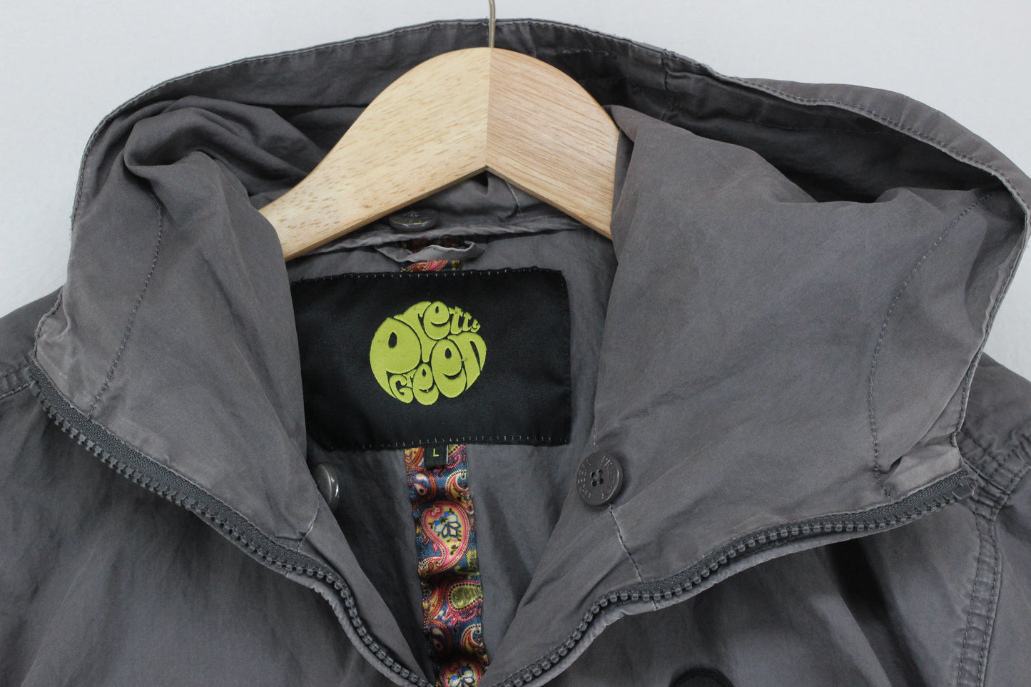 Mens Jacket Hooded Lightweight Outerwear