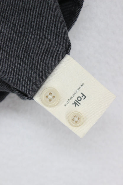 Mens Shirt Button Up Long Sleeve Collar