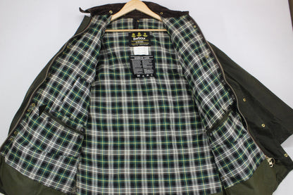 Mens Border Waxed Jacket Uk Made Hooded Cotton