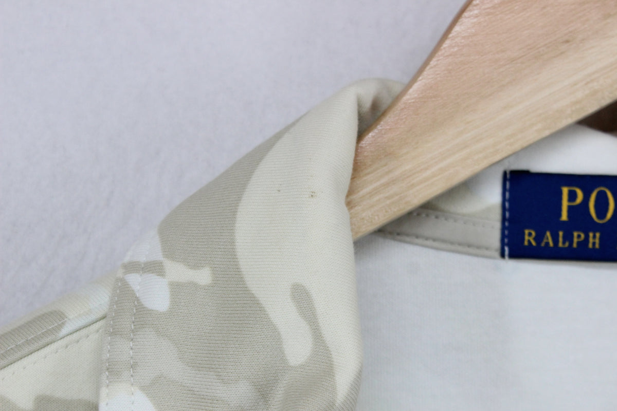 Mens Jersey Jacket Camo Pattern Full Zip