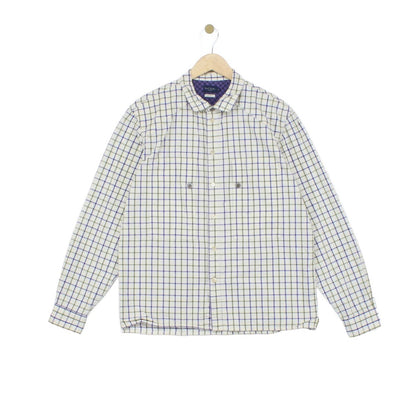 Mens Check Shirt Long Sleeve Classic