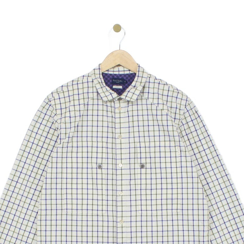 Mens Check Shirt Long Sleeve Classic