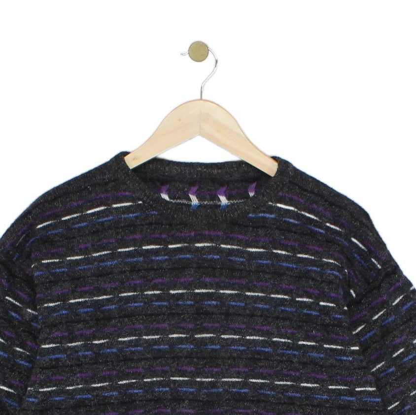 Womens Wool Jumper Striped Knit