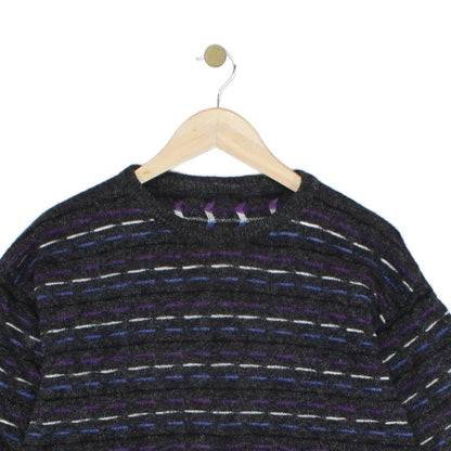 Womens Wool Jumper Striped Knit