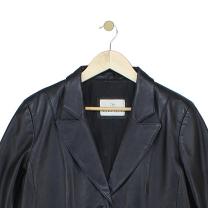 Womens Leather Blazer