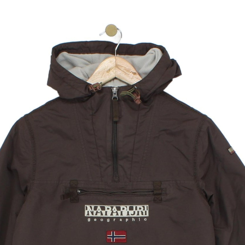 Boys Rainforest 1/4 Zip Jacket Hooded Outdoor