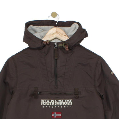 Boys Rainforest 1/4 Zip Jacket Hooded Outdoor