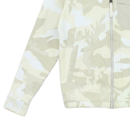 Mens Jersey Jacket Camo Pattern Full Zip