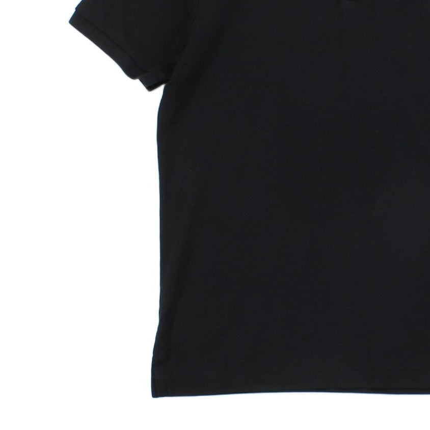 Mens Polo Shirt Stretch Classic Slim Fit Logo