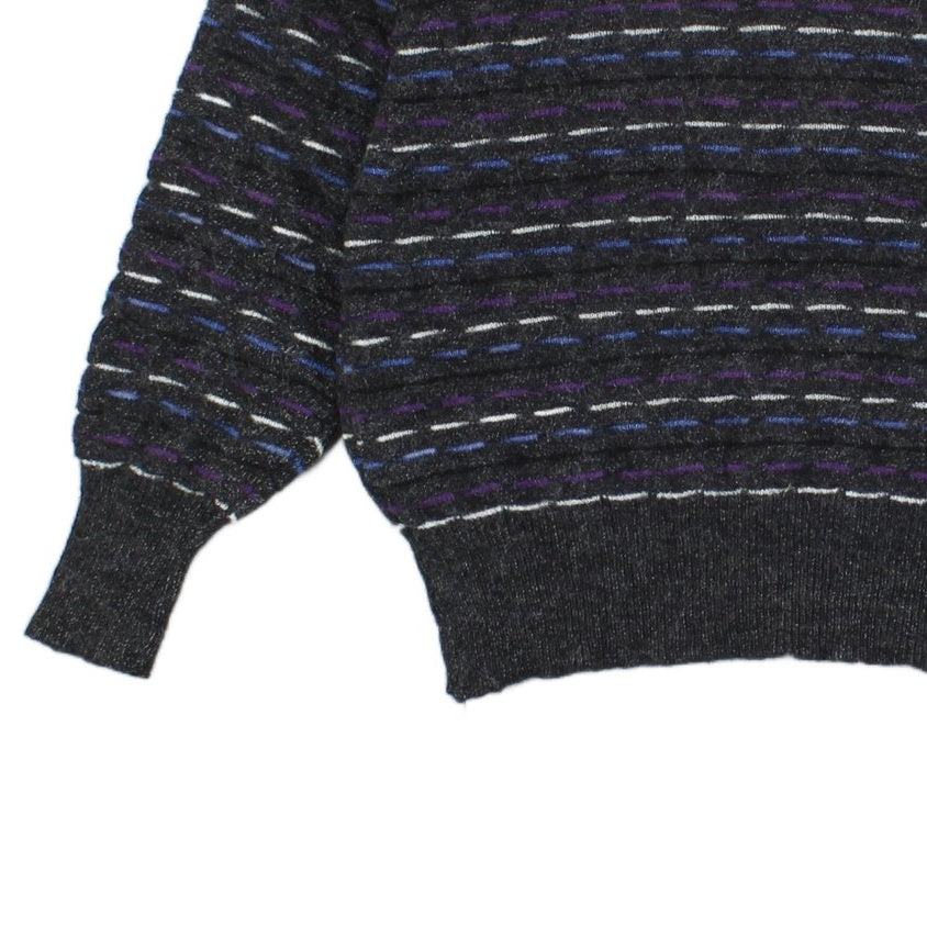 Womens Wool Jumper Striped Knit