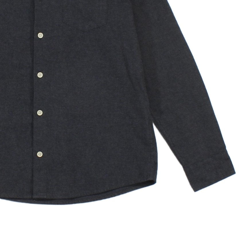 Mens Shirt Button Up Long Sleeve Collar