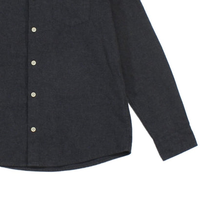 Mens Shirt Button Up Long Sleeve Collar