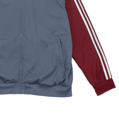 Mens Track Jacket Hooded Full Zip Retro Sport