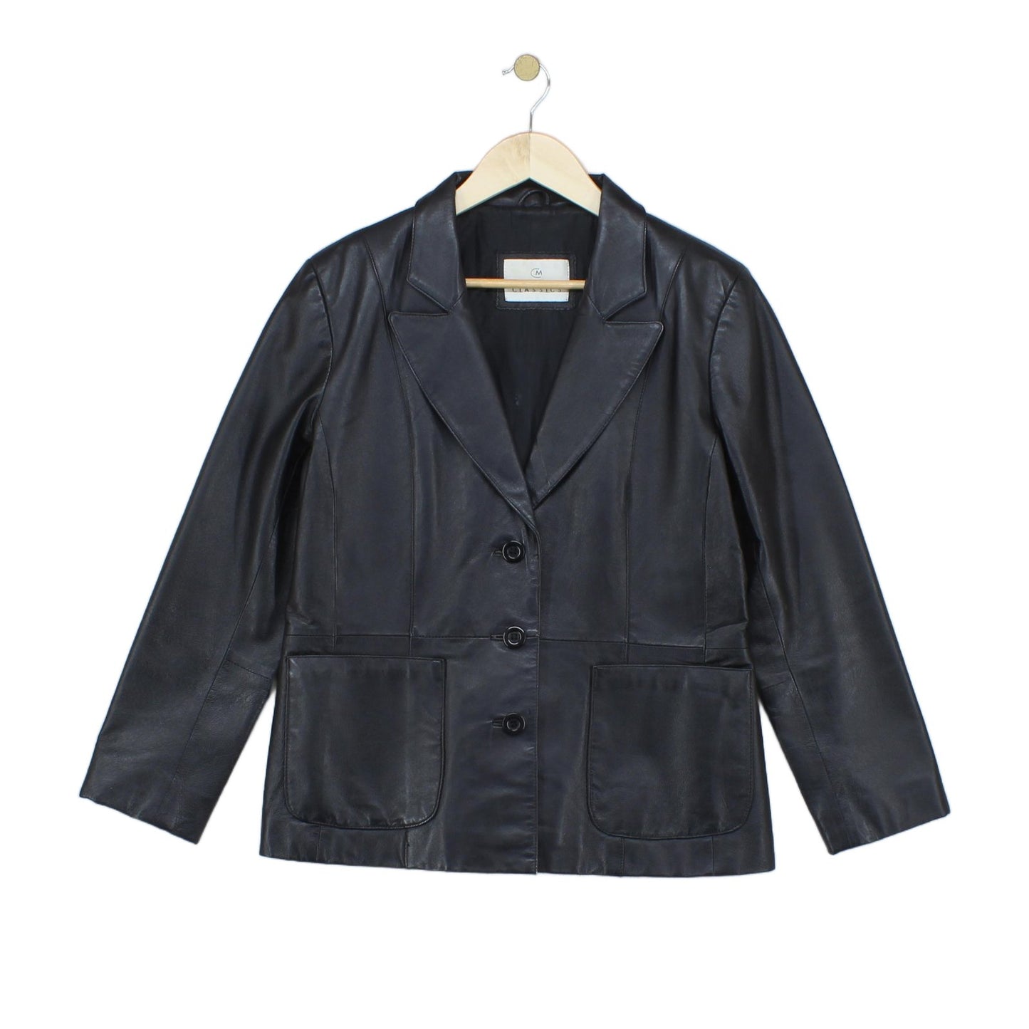 Womens Leather Blazer