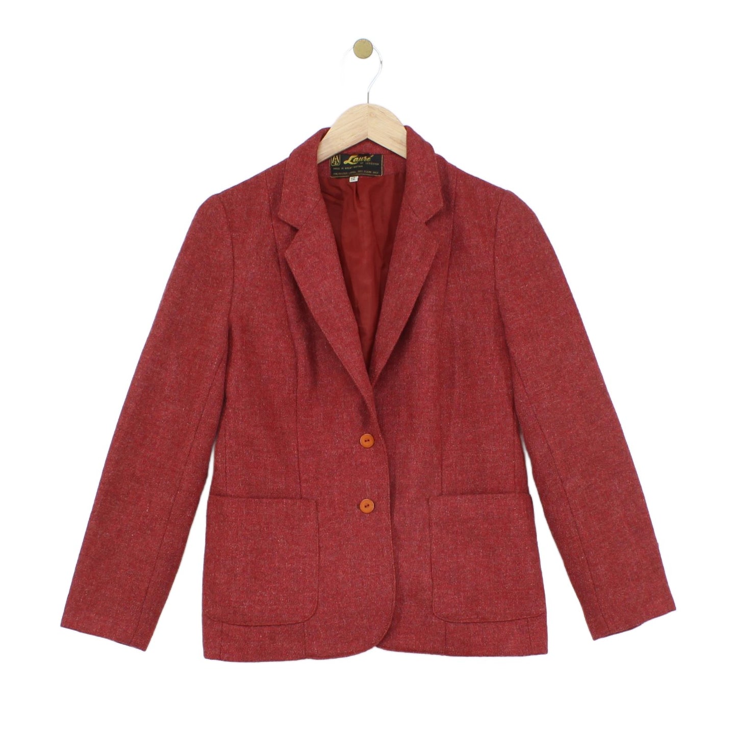 Womens Wool Blazer Uk Made Formal