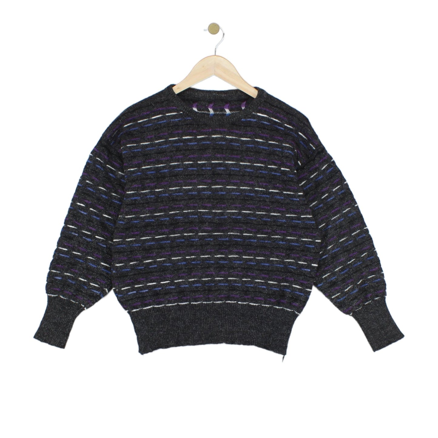 Womens Wool Jumper Striped Knit