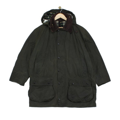 Mens Border Waxed Jacket Uk Made Hooded Cotton