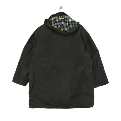 Mens Border Waxed Jacket Uk Made Hooded Cotton