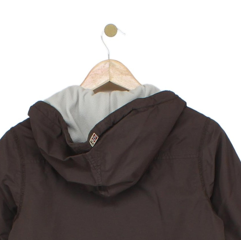 Boys Rainforest 1/4 Zip Jacket Hooded Outdoor