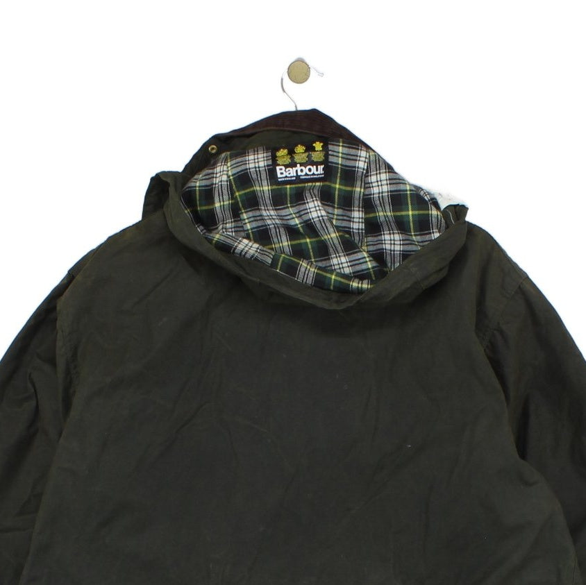 Mens Border Waxed Jacket Uk Made Hooded Cotton