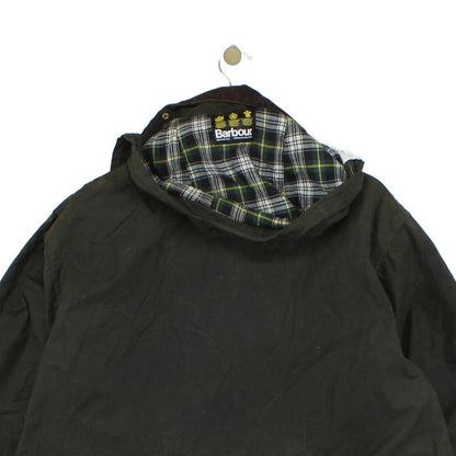 Mens Border Waxed Jacket Uk Made Hooded Cotton