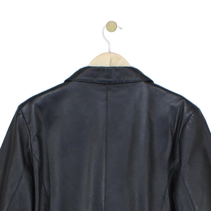 Womens Leather Blazer