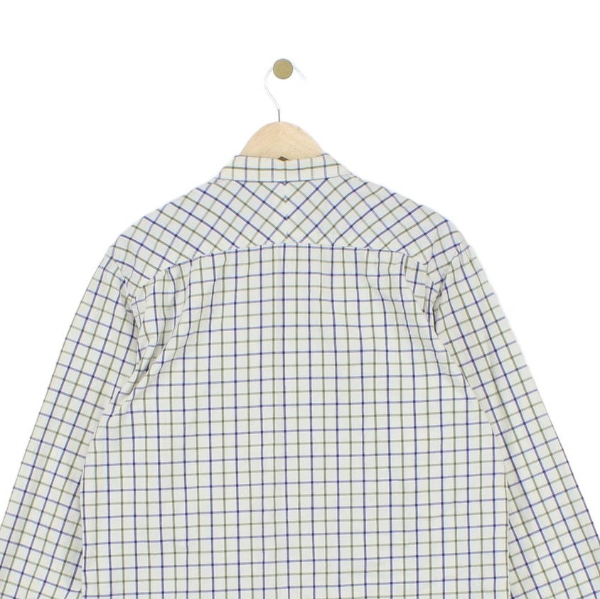 Mens Check Shirt Long Sleeve Classic