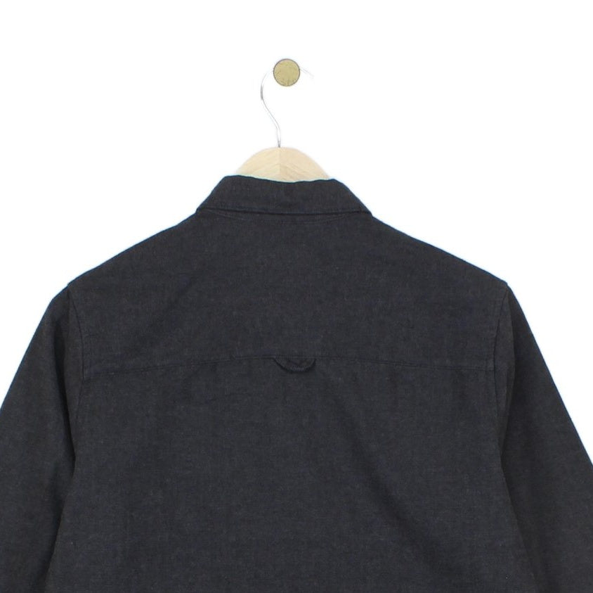 Mens Shirt Button Up Long Sleeve Collar