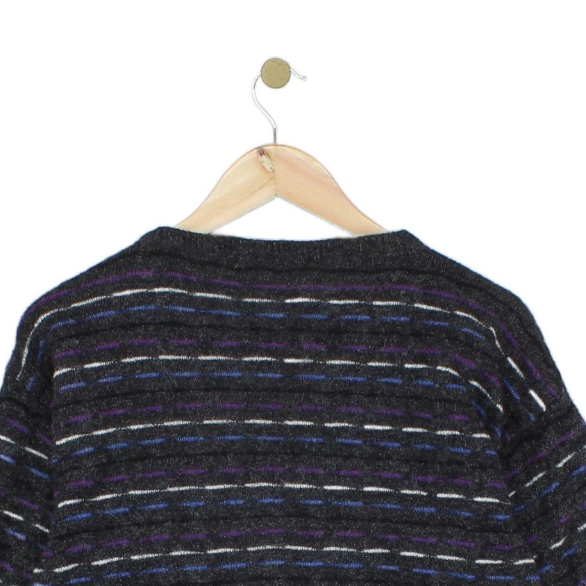 Womens Wool Jumper Striped Knit