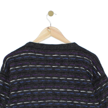Womens Wool Jumper Striped Knit