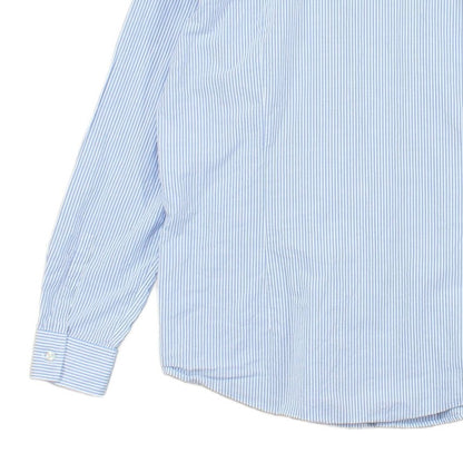 Mens Striped Shirt Long Sleeve Slim Fit