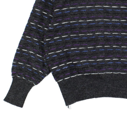 Womens Wool Jumper Striped Knit