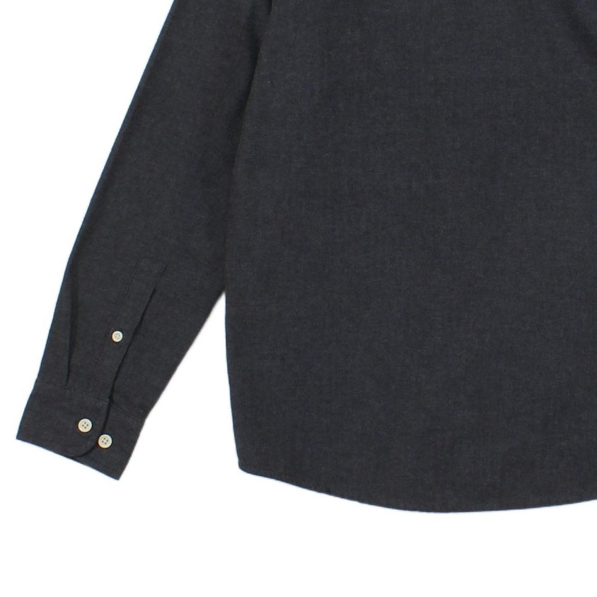 Mens Shirt Button Up Long Sleeve Collar