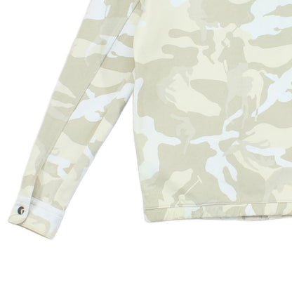 Mens Jersey Jacket Camo Pattern Full Zip