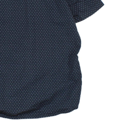Mens Patterned Shirt Tailored Fit Short Sleeve Casual