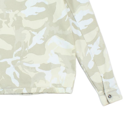 Mens Jersey Jacket Camo Pattern Full Zip
