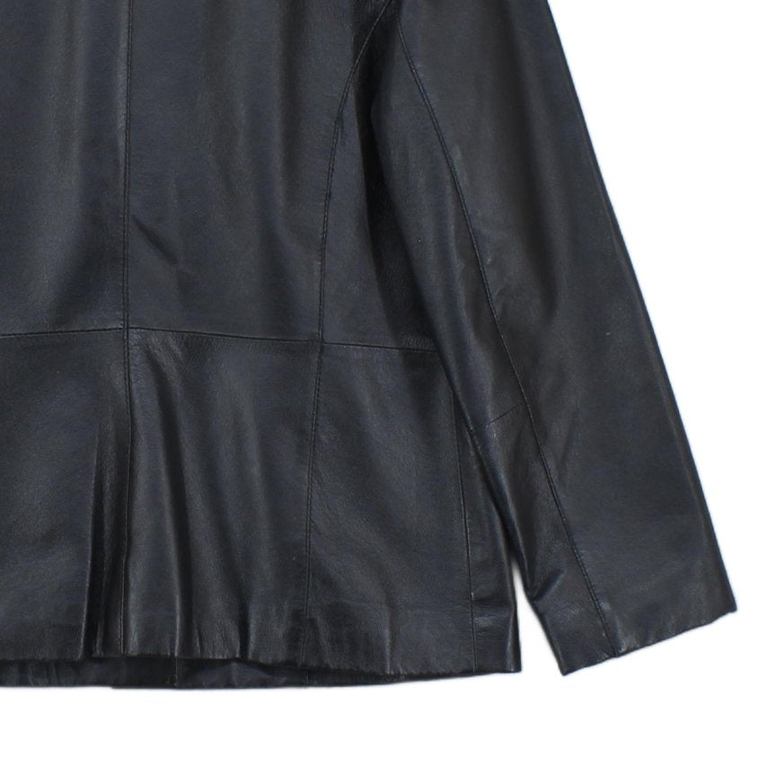 Womens Leather Blazer