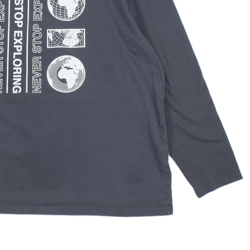 Mens T-Shirt Long Sleeve Outdoor Explorer Logo