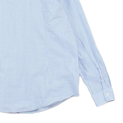 Mens Striped Shirt Long Sleeve Slim Fit
