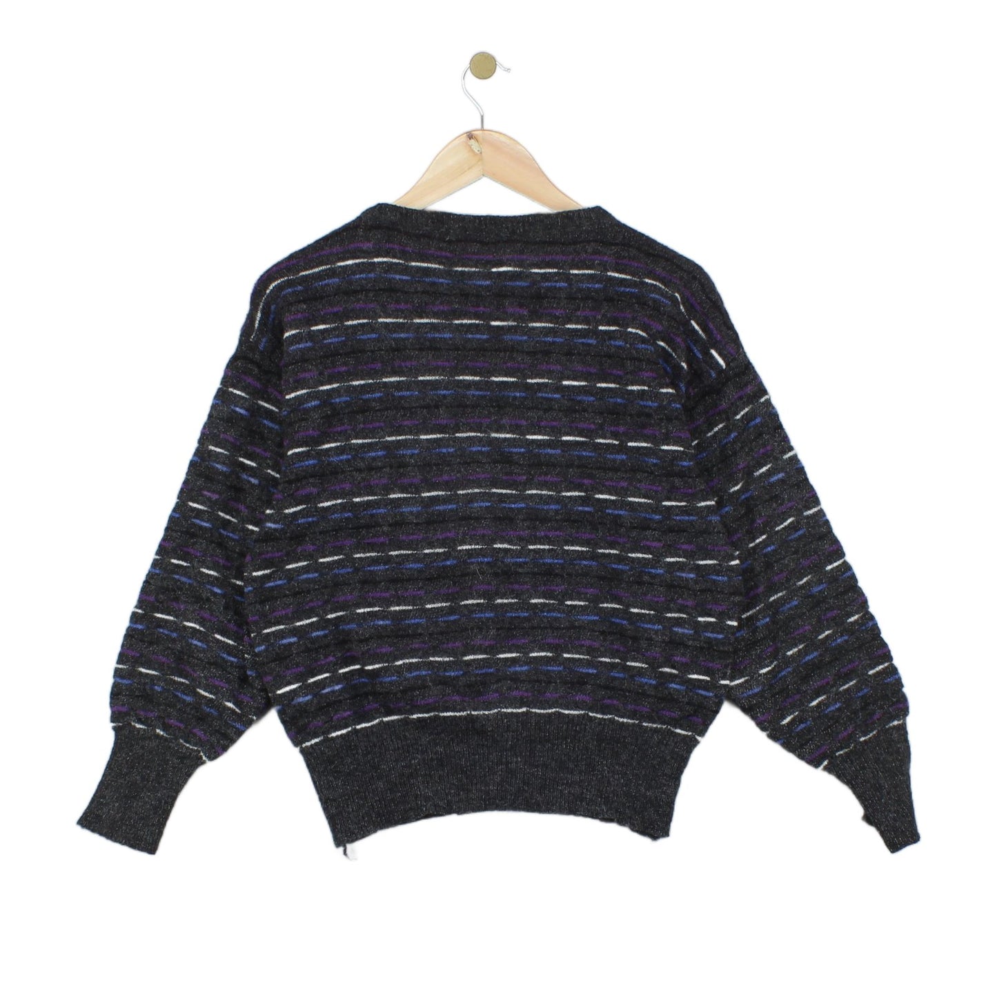 Womens Wool Jumper Striped Knit