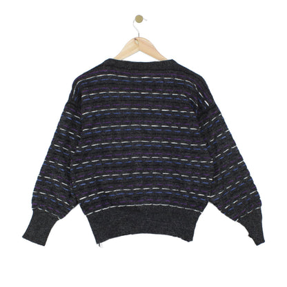 Womens Wool Jumper Striped Knit