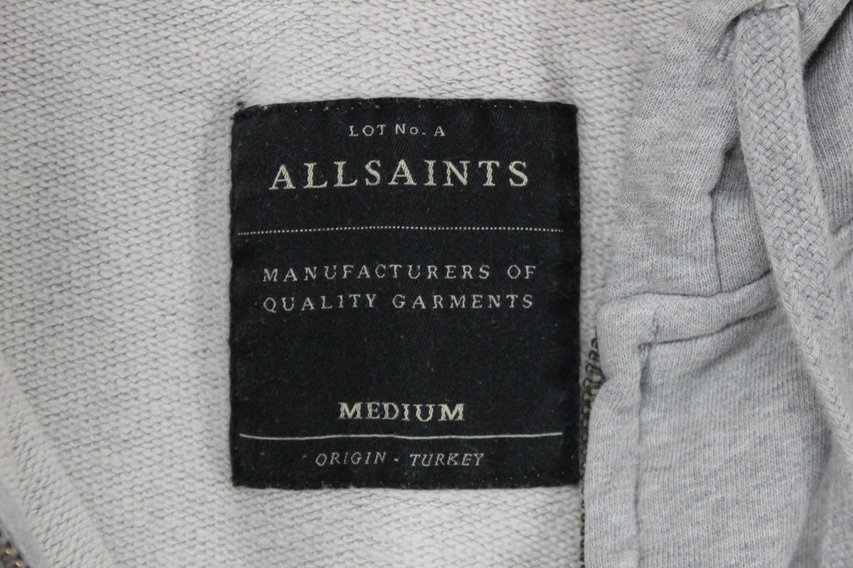 Mens Hoodie Full Zip Cotton