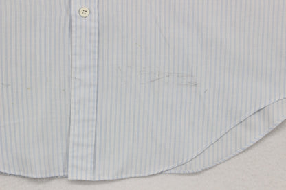 Mens 80S Striped Shirt Short Sleeve Button Up