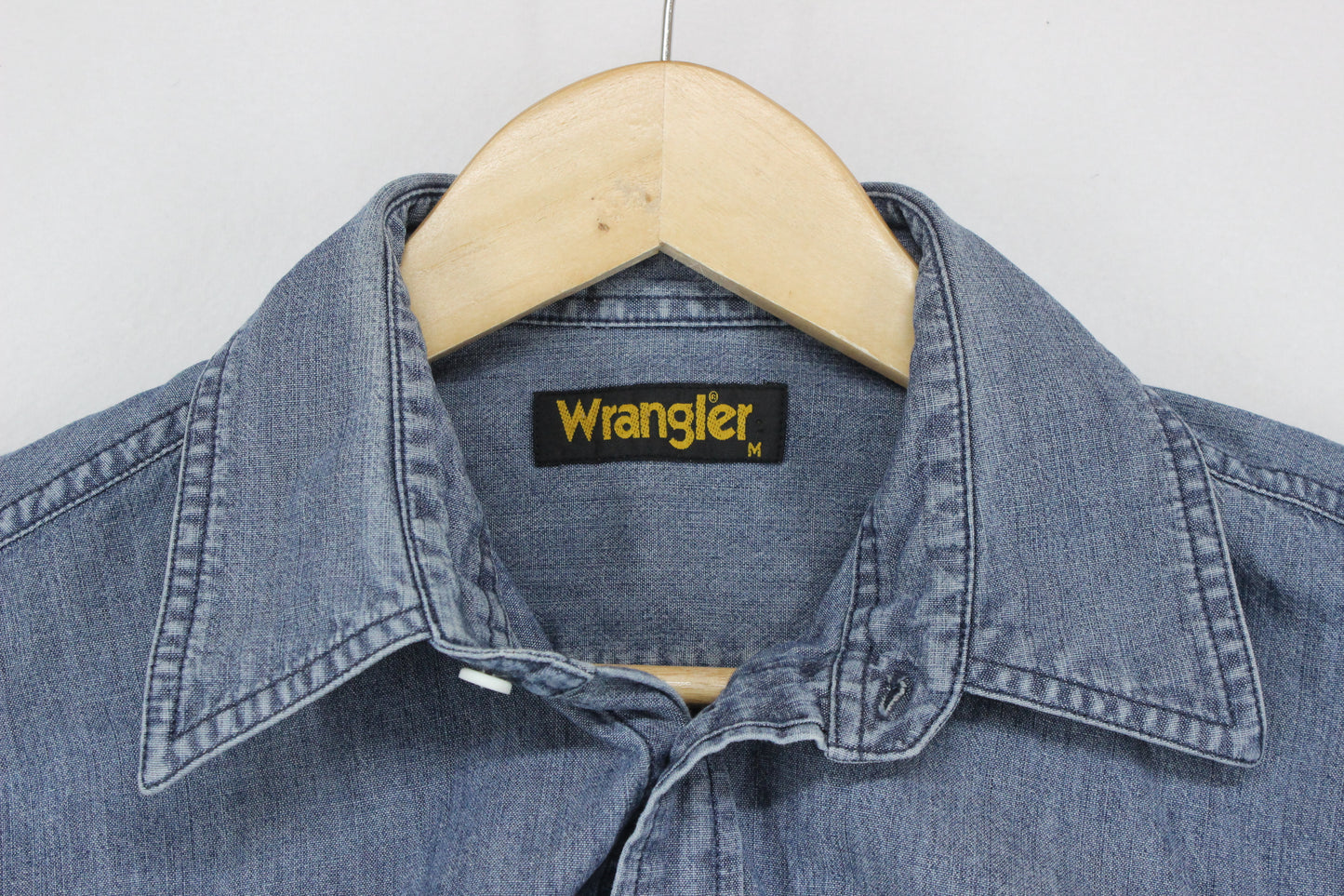 Mens Chambray Shirt Short Sleeve Collared